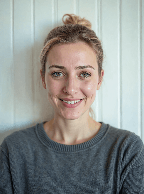 Smiling happy woman