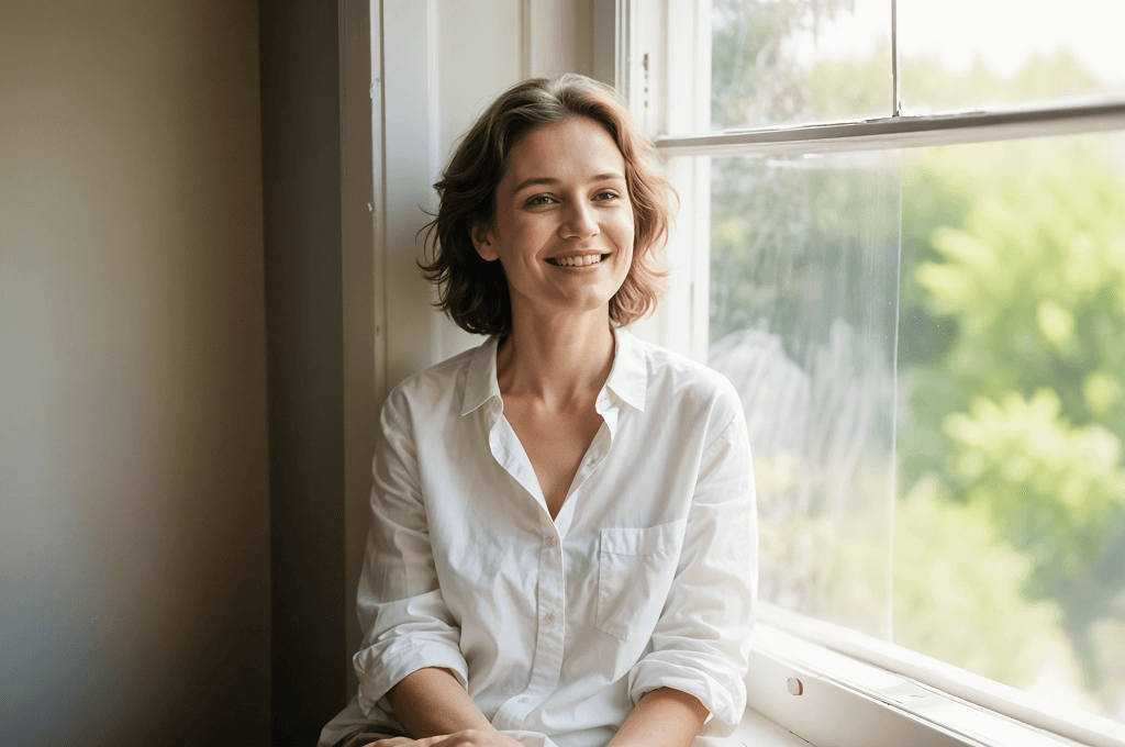 Happy woman